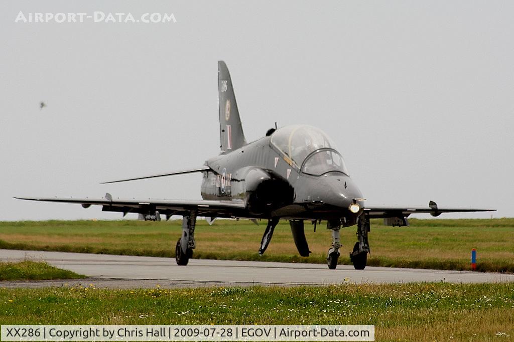 XX286, 1979 Hawker Siddeley Hawk T.1A C/N 112/312111, BAe Systems Hawk T1, RAF No 4 FTS/19(R) Sqn