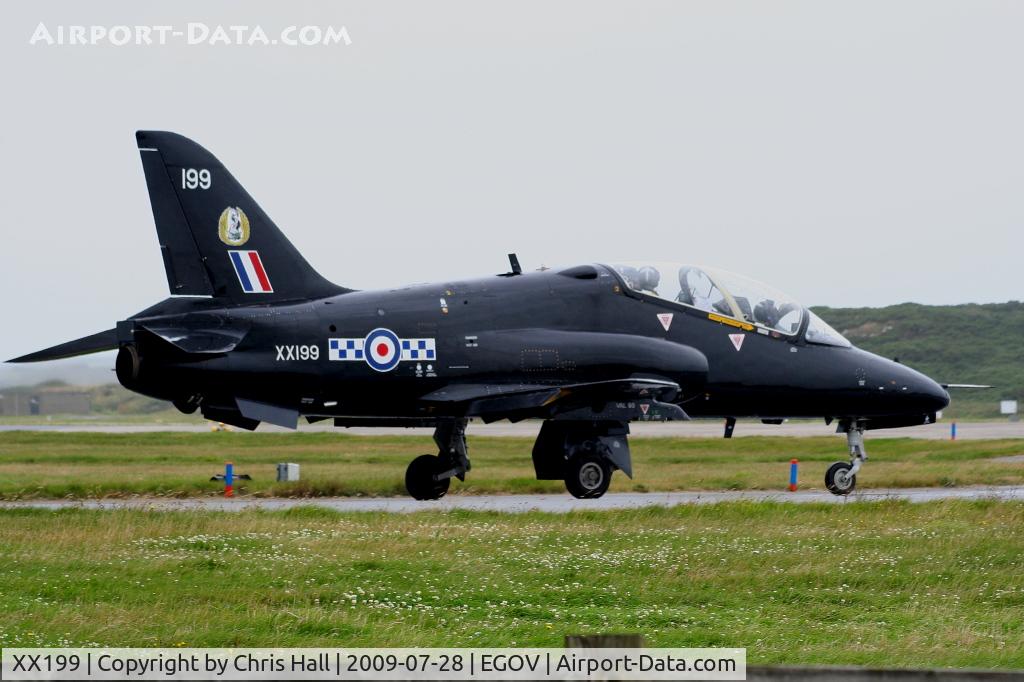 XX199, 1978 Hawker Siddeley Hawk T.1A C/N 046/312046, RAF No 4 FTS/19(R) Sqn