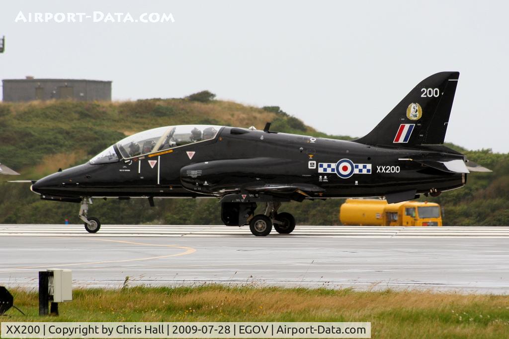 XX200, 1978 Hawker Siddeley Hawk T.1A C/N 047/312047, RAF No 4 FTS/19(R) Sqn