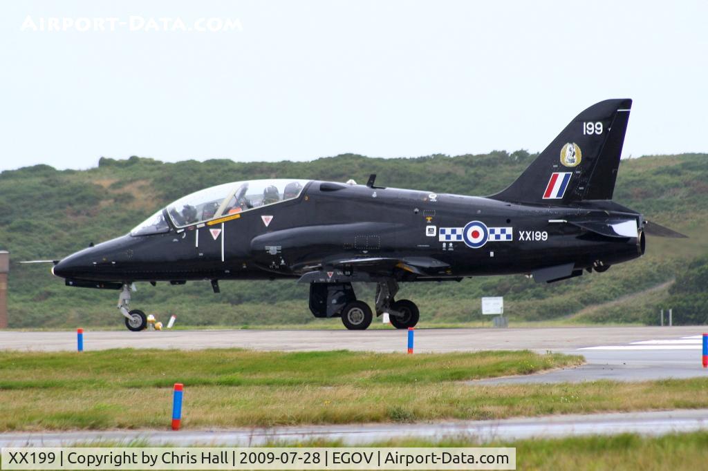 XX199, 1978 Hawker Siddeley Hawk T.1A C/N 046/312046, RAF No 4 FTS/19(R) Sqn