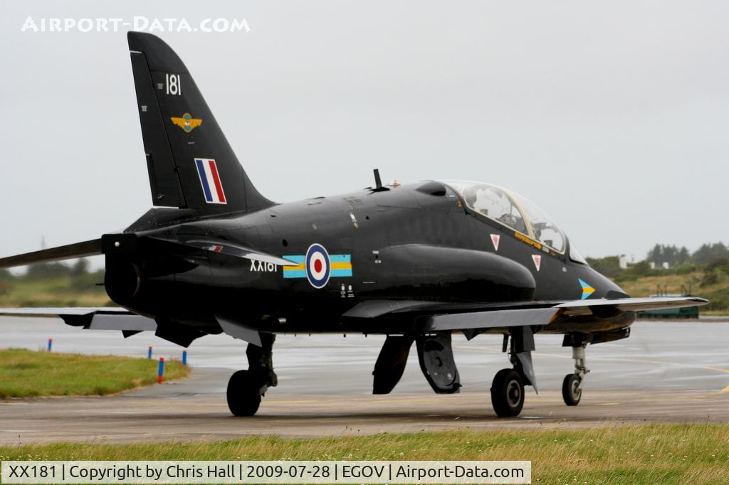 XX181, 1977 Hawker Siddeley Hawk T.1 C/N 028/312028, RAF No 4 FTS/208(R) Sqn