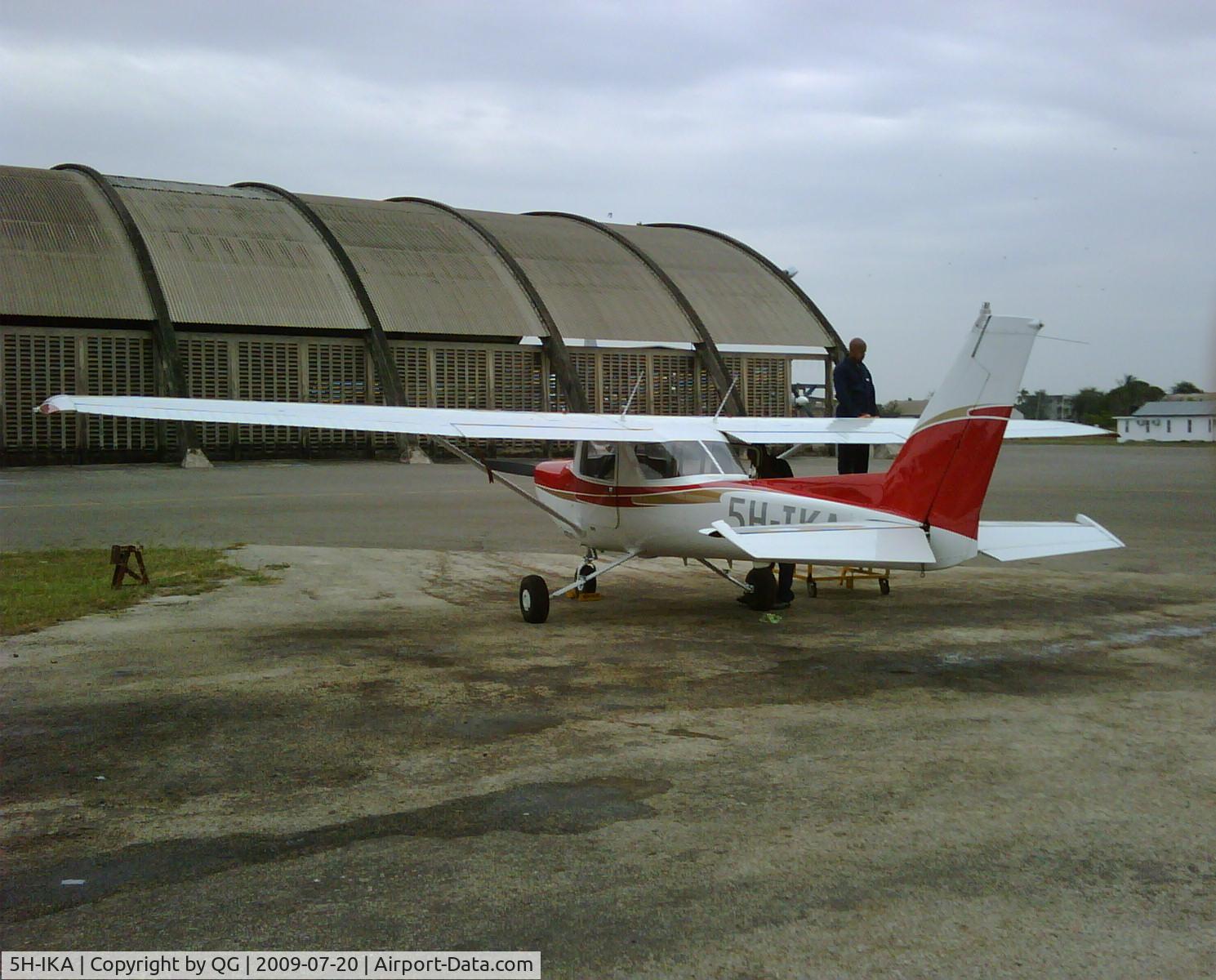 5H-IKA, 1978 Cessna 152 C/N 15281794, At Dar es salaam airport ready for test flight July 2009