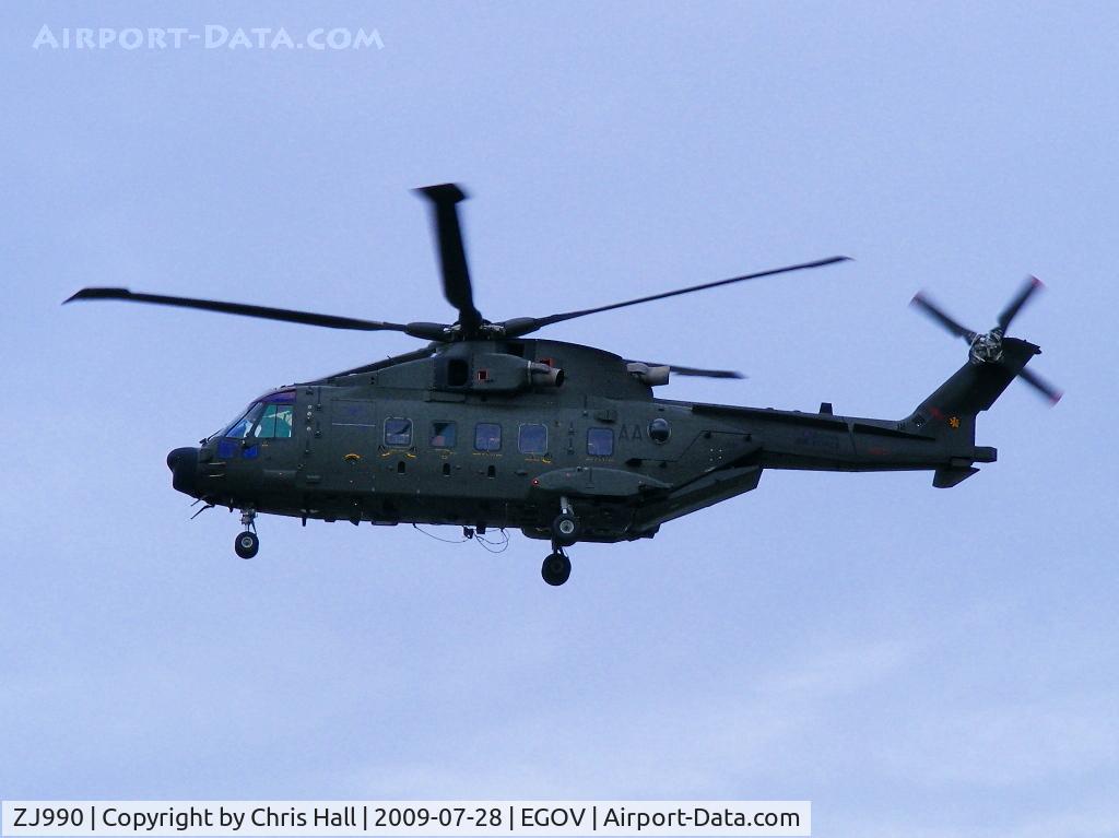 ZJ990, Westland Merlin HC.3A C/N 50089/512001/DEN01, RAF Westland EH-101 Merlin