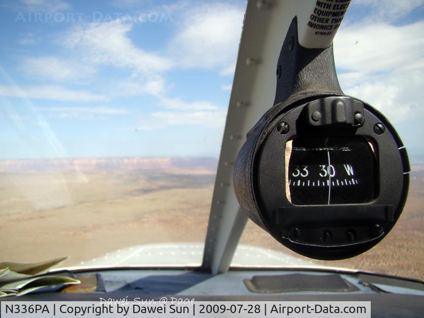 N336PA, 2002 Piper PA-44-180 Seminole C/N 4496140, compass