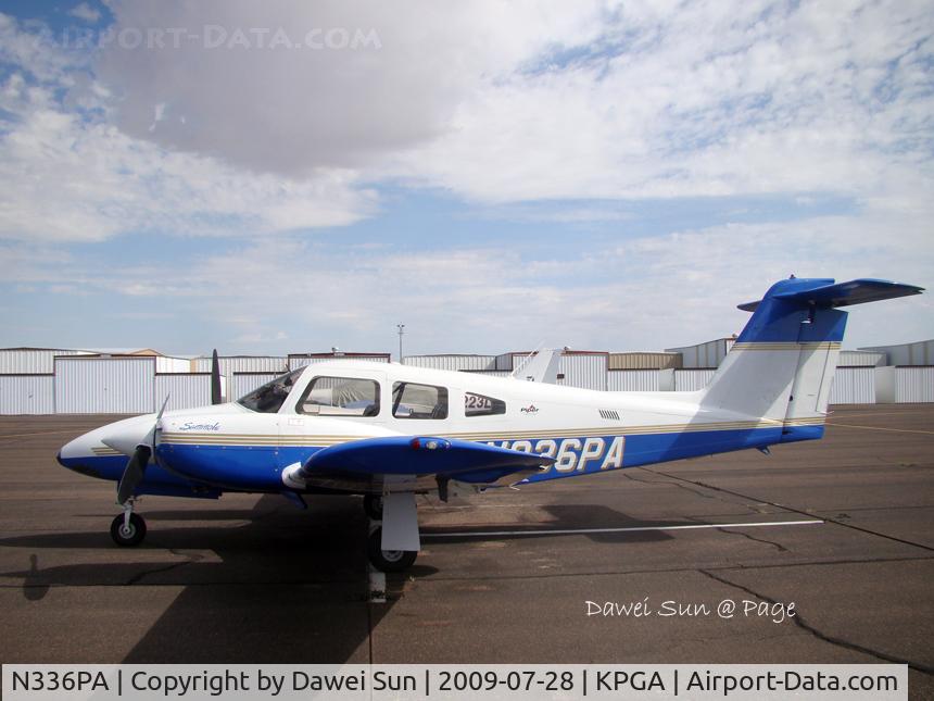 N336PA, 2002 Piper PA-44-180 Seminole C/N 4496140, @ Page