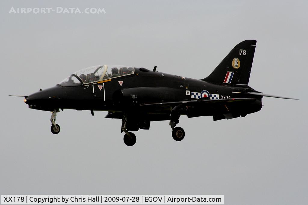 XX178, 1977 Hawker Siddeley Hawk T.1W C/N 025/312025, RAF No 4 FTS/19(R) Sqn