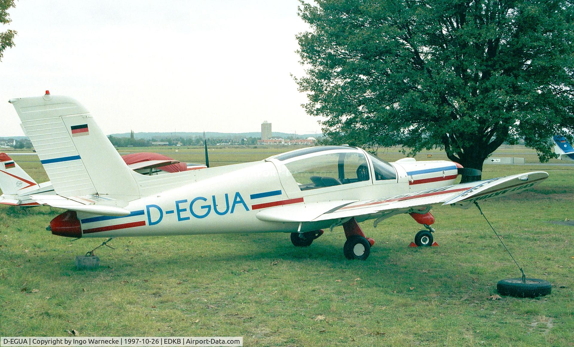 D-EGUA, Socata MS-893A Rallye Commodore 180 C/N 12067, SOCATA MS.893A Commodore 180 at Bonn-Hangelar airfield