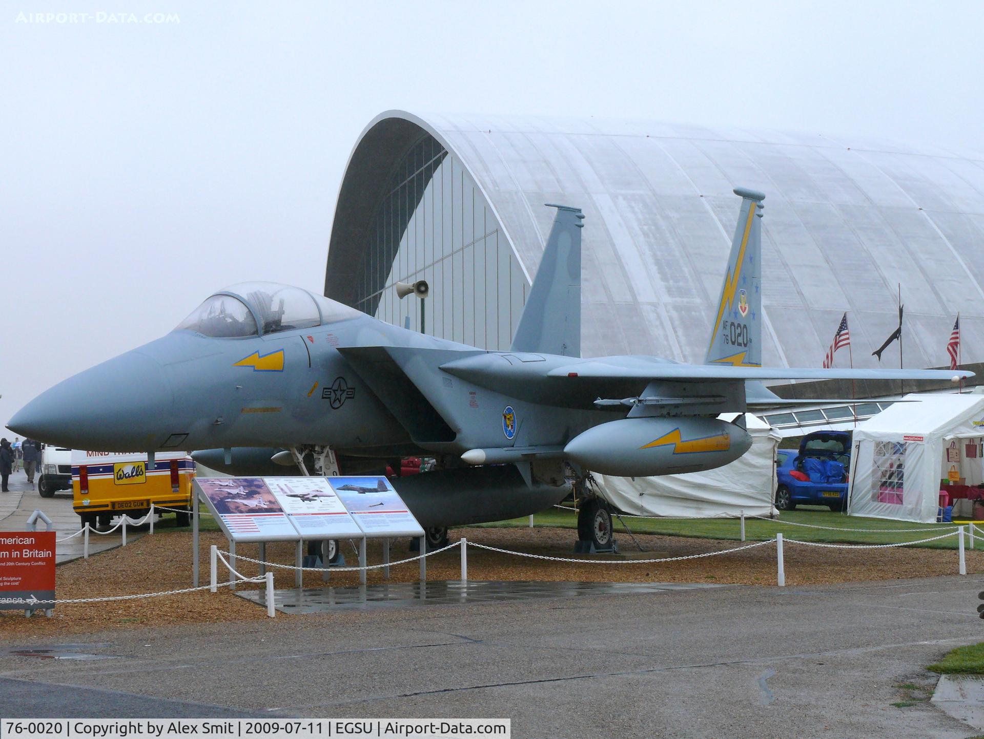 76-0020, 1976 McDonnell Douglas F-15A Eagle C/N 0199/A172, McDonnell Douglas F-15A Eagle 76-0020 US Air Force in the American Air Museum