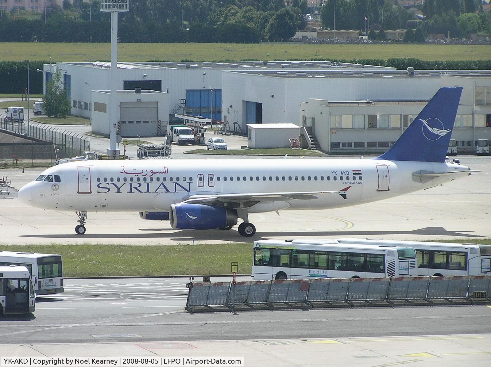 YK-AKD, 1999 Airbus A320-232 C/N 1076, Taxi-ing for departure