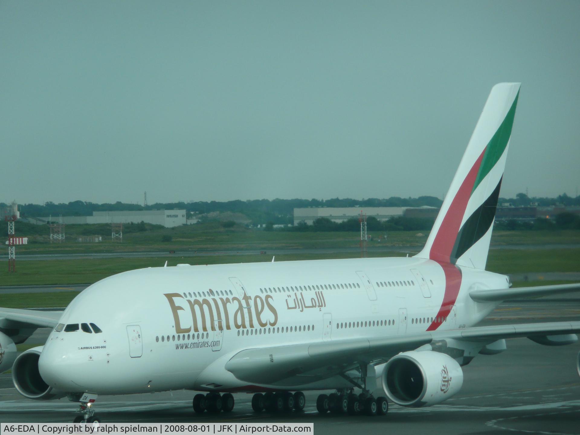 A6-EDA, 2007 Airbus A380-861 C/N 011, Inaugural DXB-JFK flight