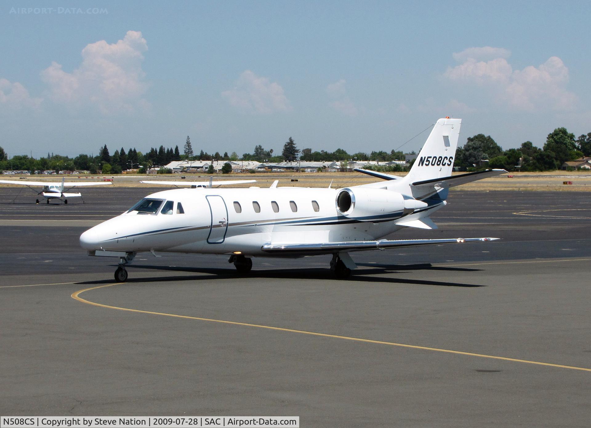 N508CS, 2002 Cessna 560 Citation Excel C/N 560-5294, 2002 Cessna 560XL arriving from Henderson, NV
