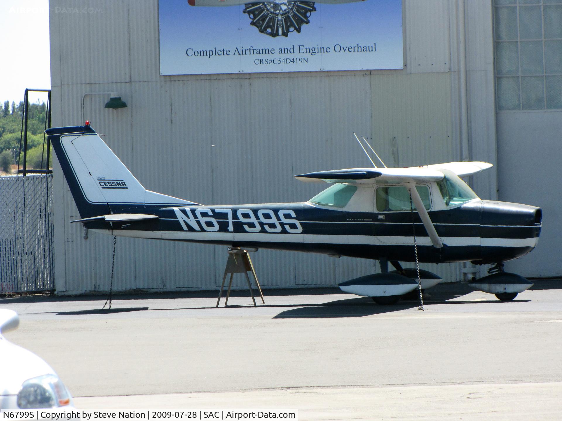 N6799S, 1967 Cessna 150H C/N 15067599, 1967 Cessna 150H in from Oakville, CA for engine overhaul