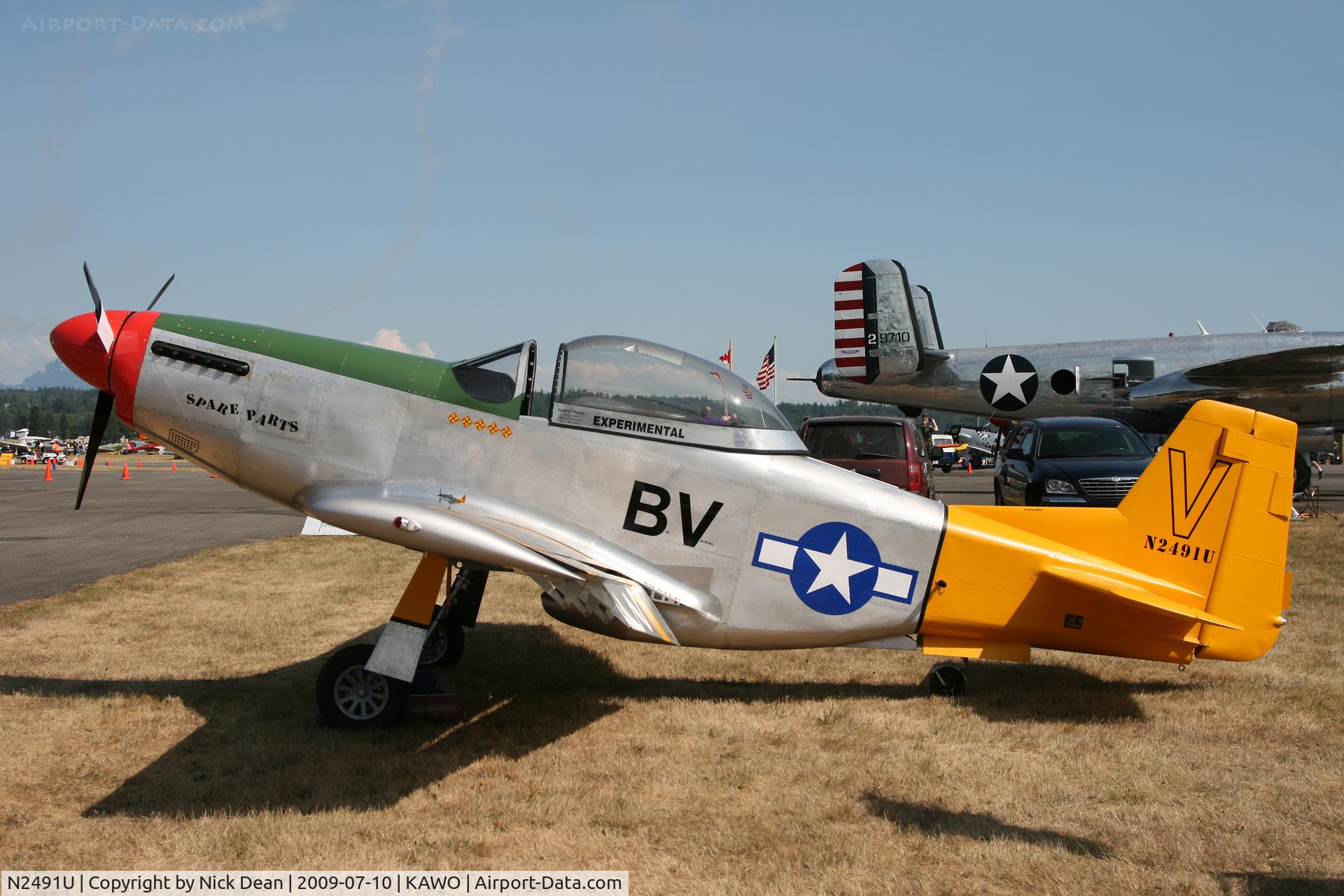 N2491U, 2007 Titan T-51 Mustang C/N M02XXXSOHK0015, KAWO