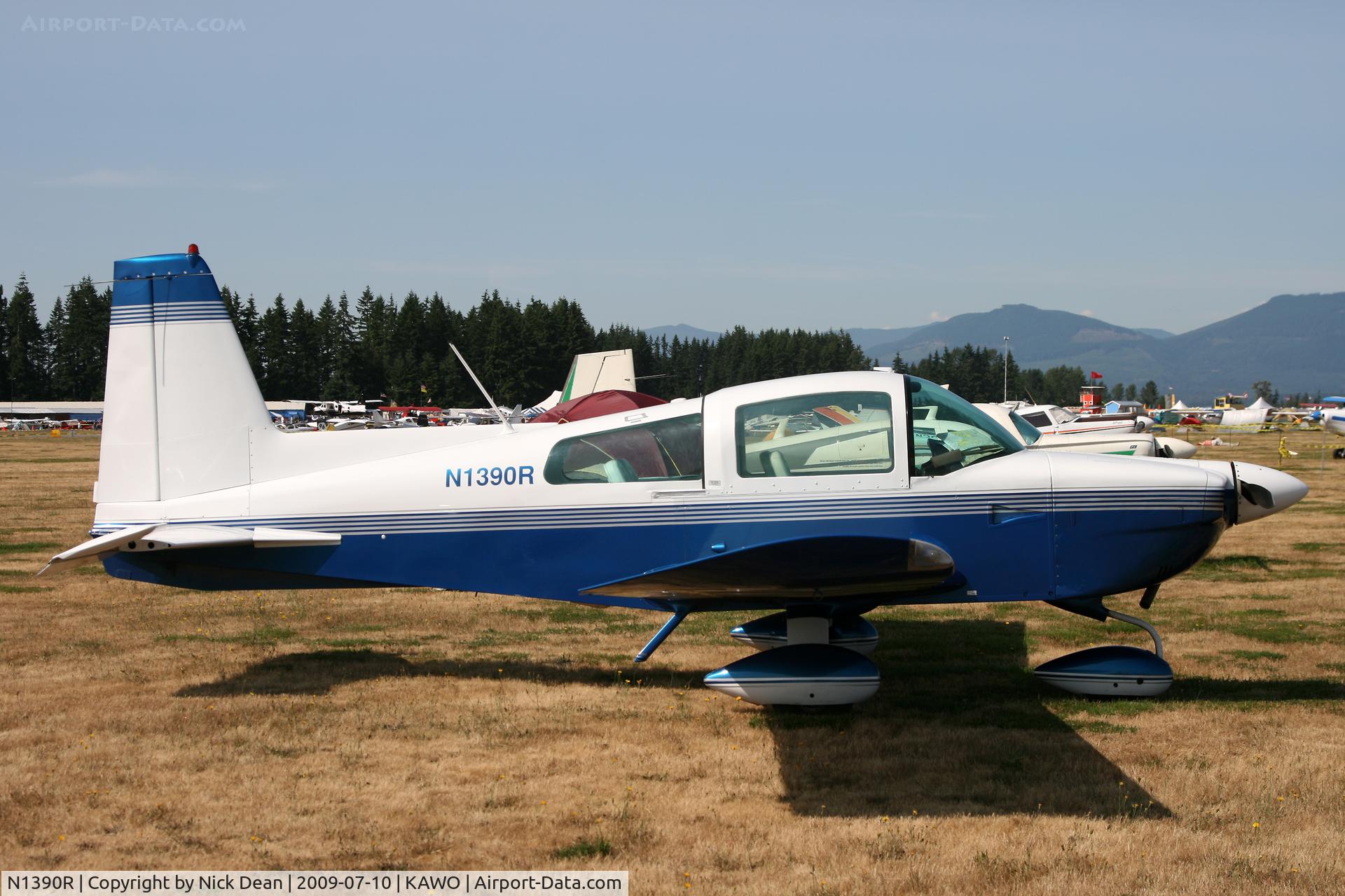 N1390R, 1975 Grumman American AA-5 Traveler C/N AA5-0790, KAWO