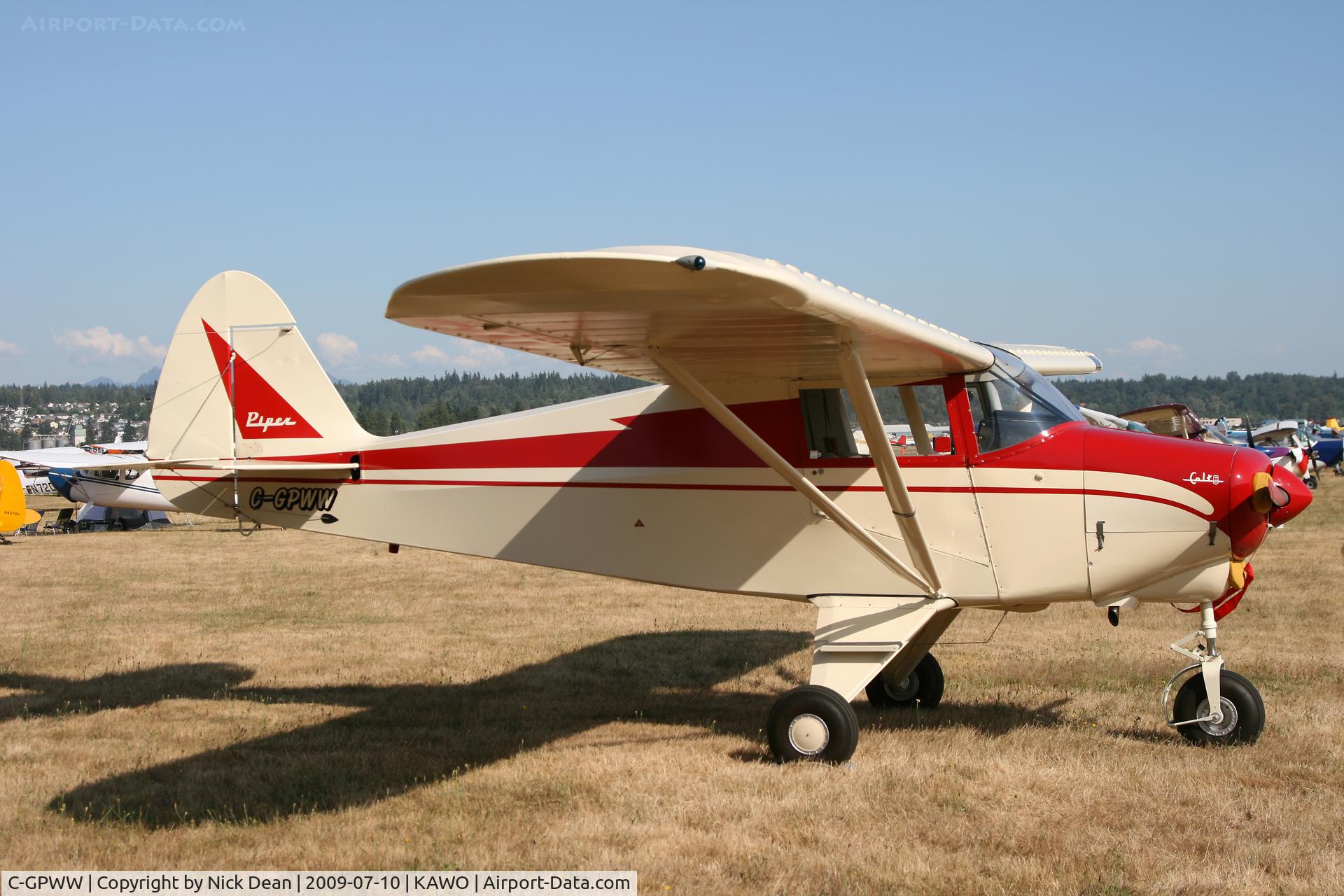 C-GPWW, 1961 Piper PA-22-108 Colt C/N 22-8534, KAWO