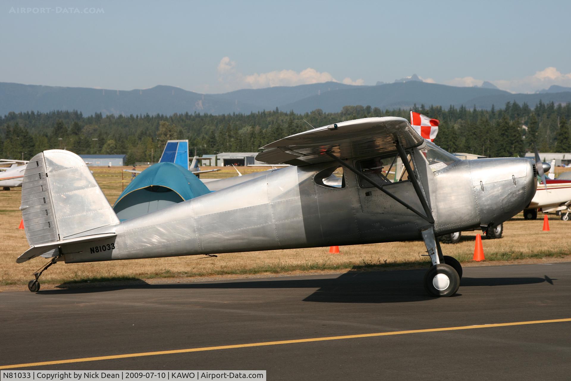 N81033, 1946 Cessna 140 C/N 10323, KAWO