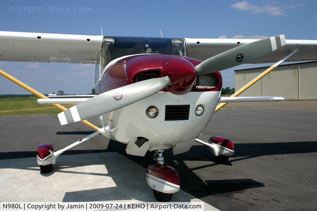 N980L, 1973 Cessna 182P Skylane C/N 18262273, One of the rare 'moustached' 182's, courtesy the 230SE/STOL kit.