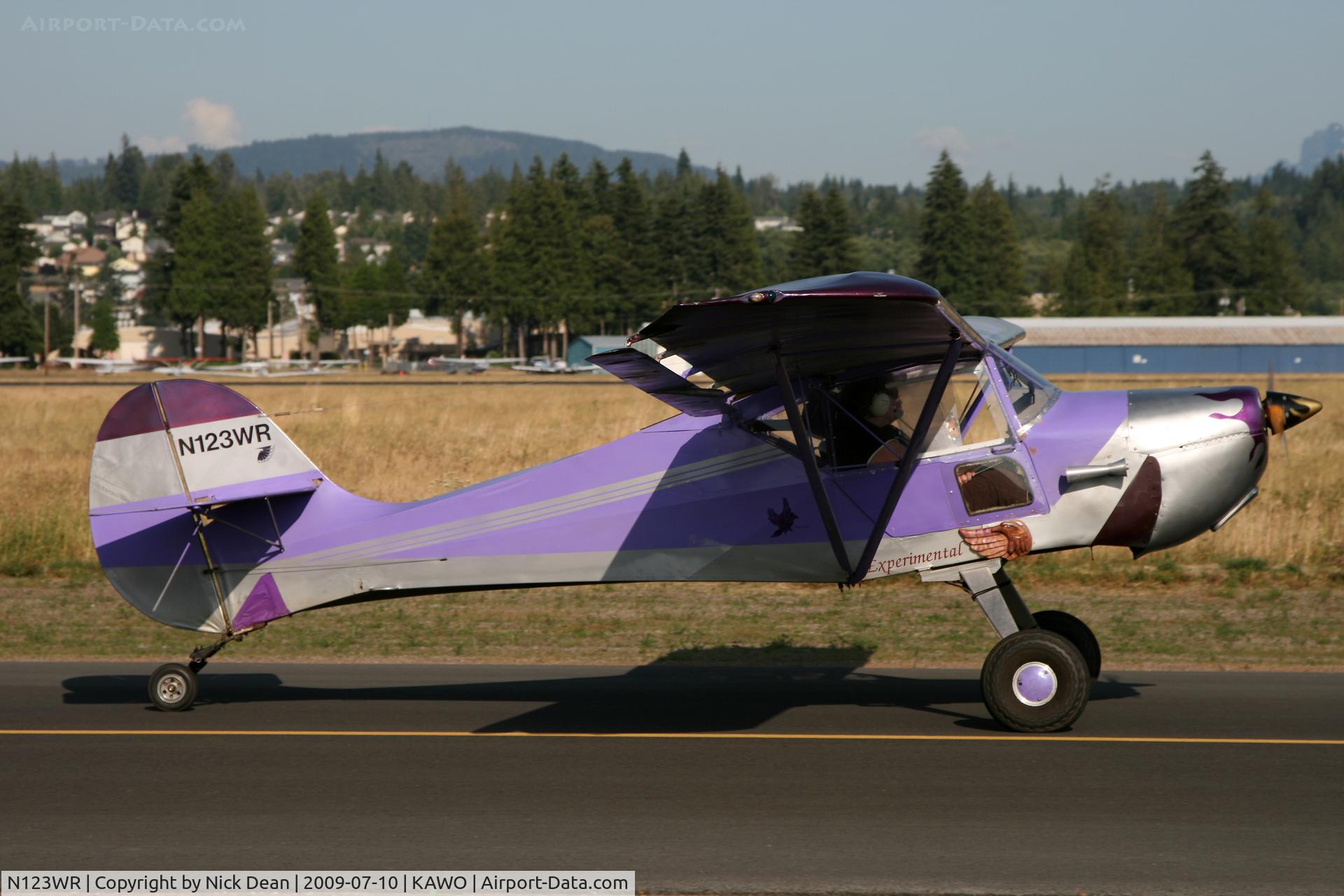 N123WR, 1995 Avid MARK IV C/N 1489D, KAWO