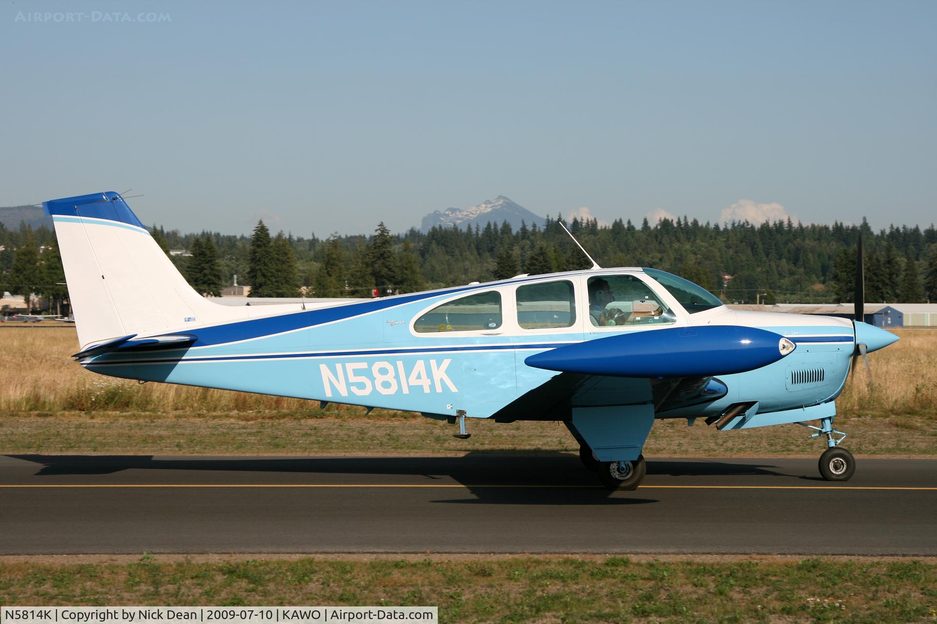 N5814K, Beech 35-C33 Debonair C/N CD-932, KAWO