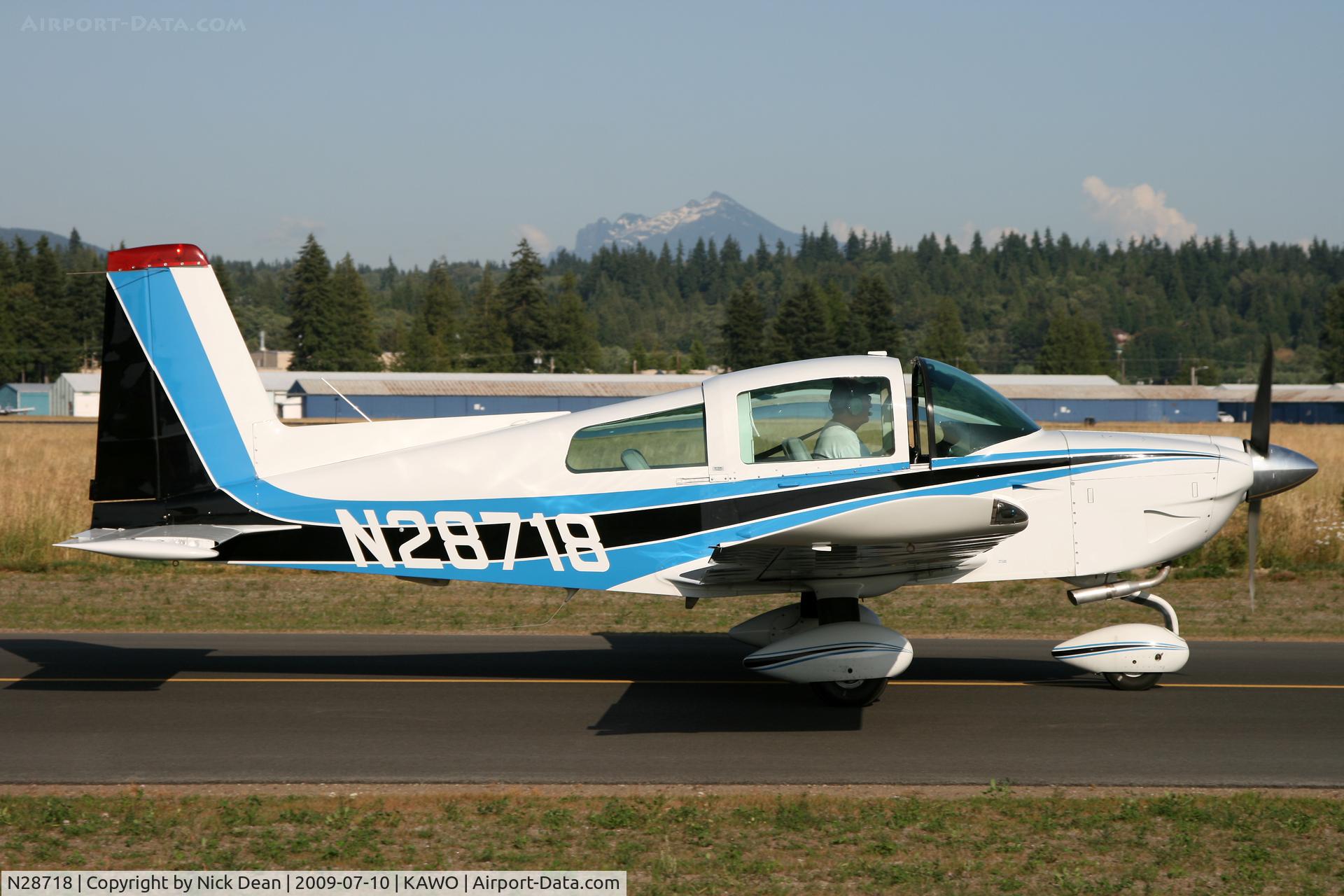 N28718, 1978 Grumman American AA-5B Tiger C/N AA5B0772, KAWO