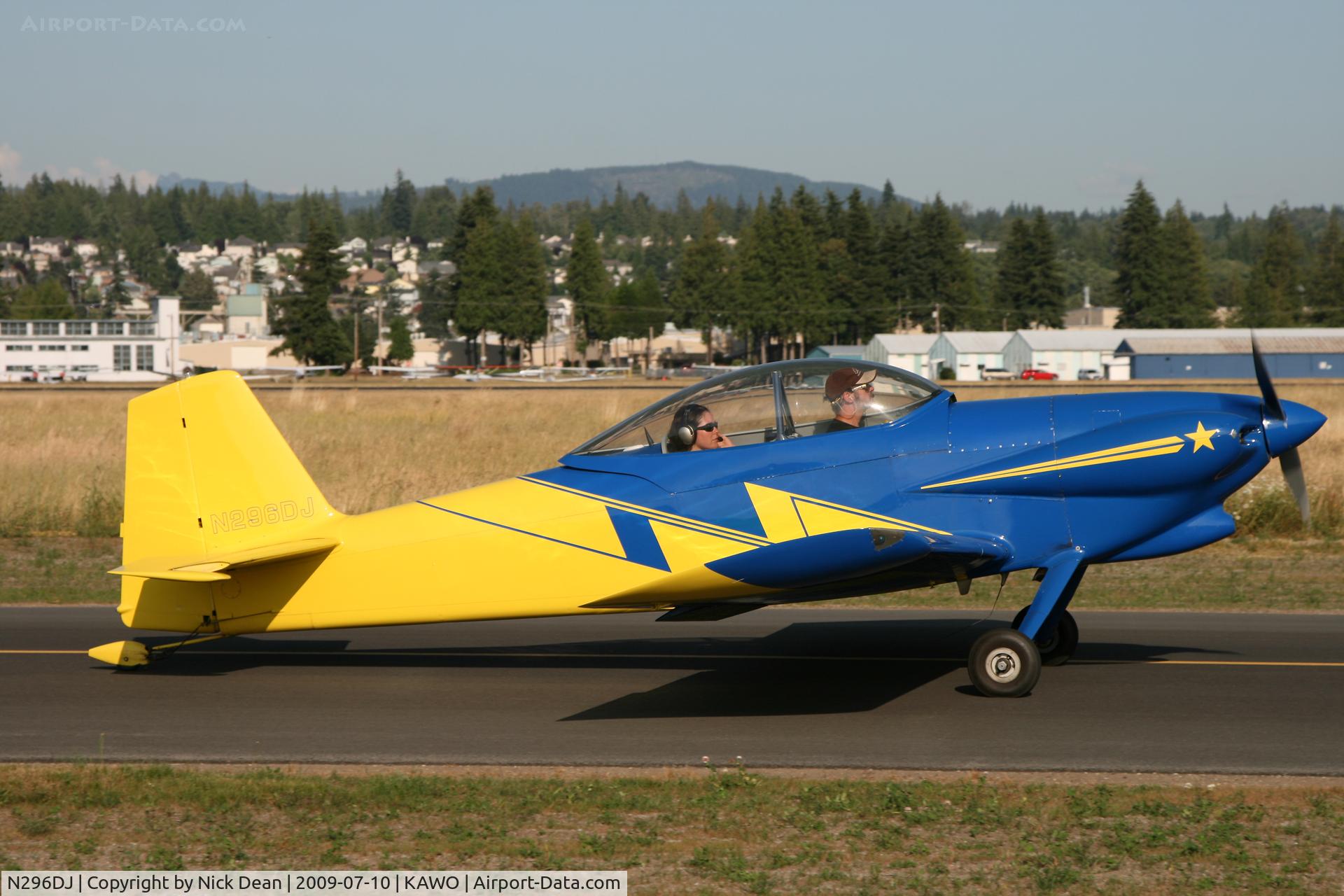 N296DJ, 1995 Vans RV-4 C/N 296, KAWO