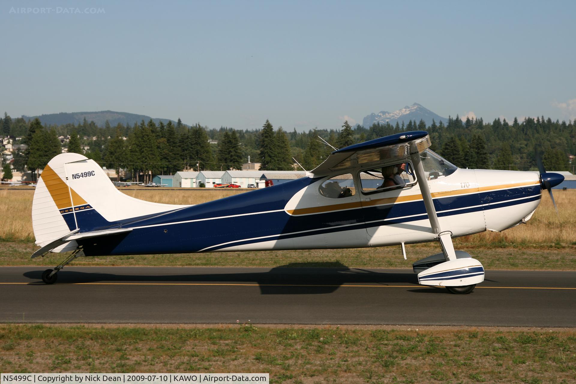 N5499C, 1950 Cessna 170A C/N 19533, KAWO