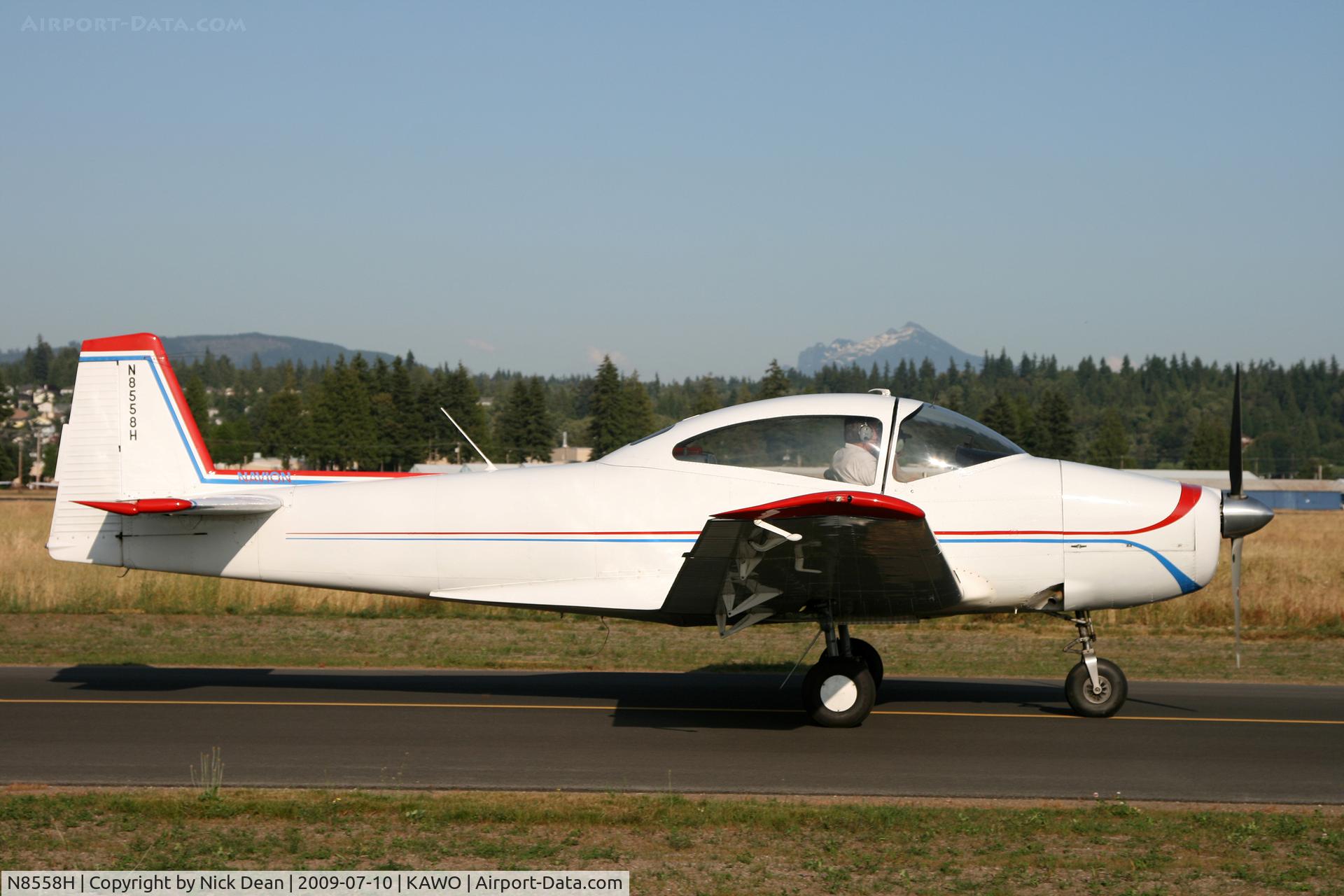 N8558H, 1947 North American Navion (NA-145) C/N NAV-4-610, KAWO