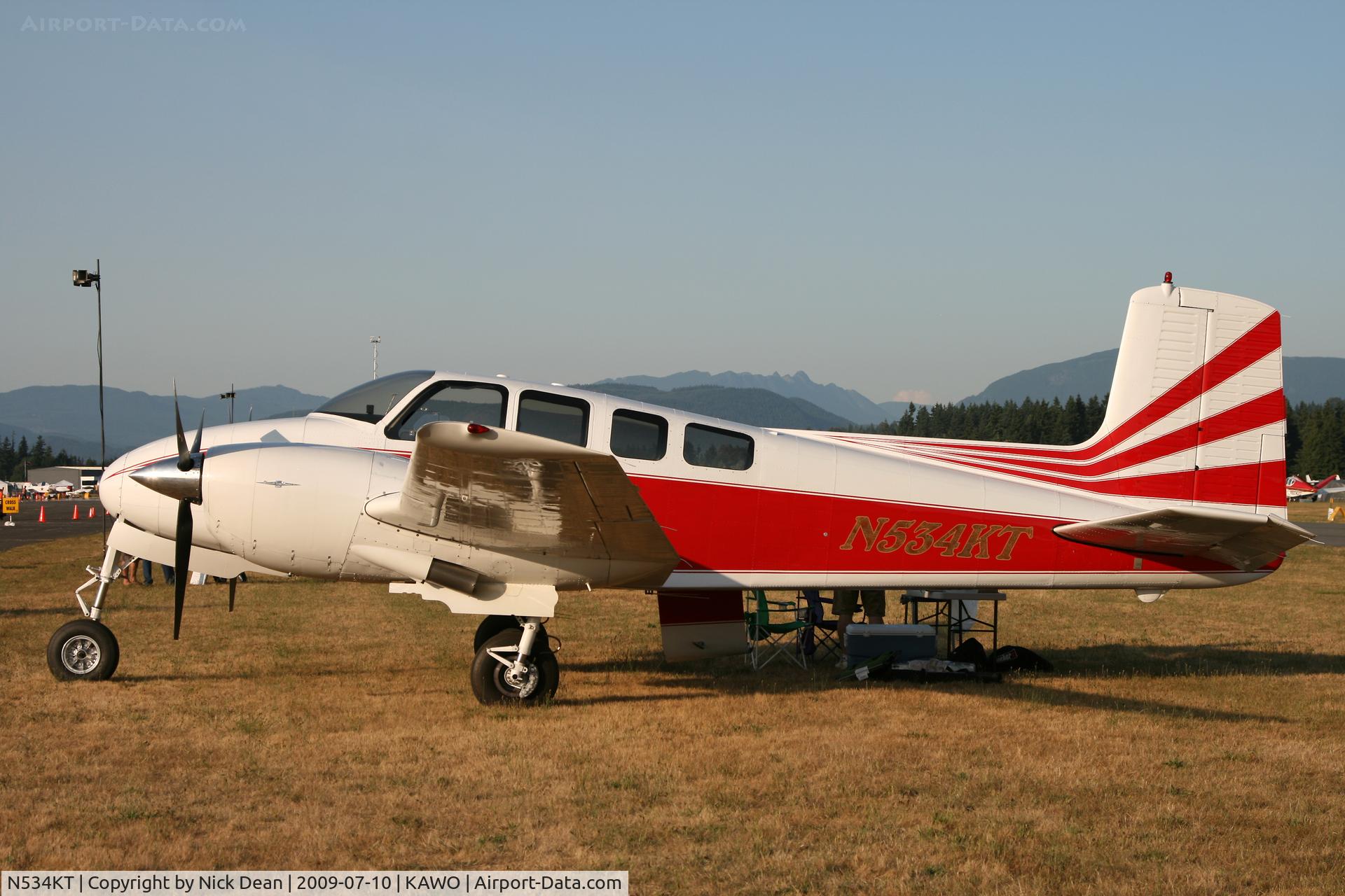 N534KT, 1962 Beech D50E Twin Bonanza C/N DH-322, KAWO