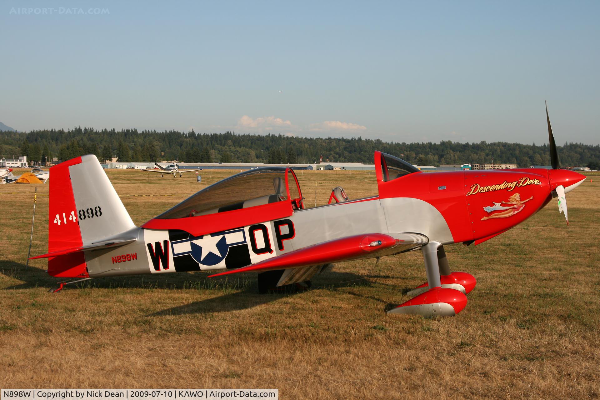 N898W, 2007 Vans RV-8 C/N 80792, KAWO