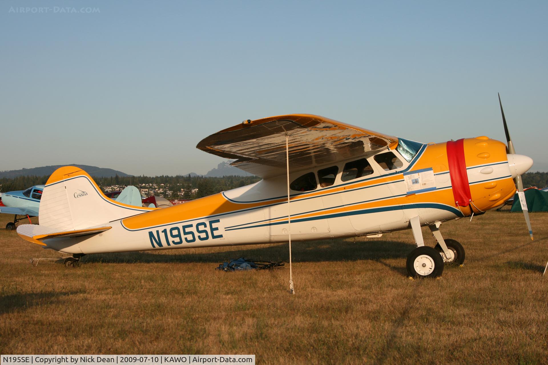 N195SE, 1951 Cessna 195 (U-20A) C/N 7857, KAWO