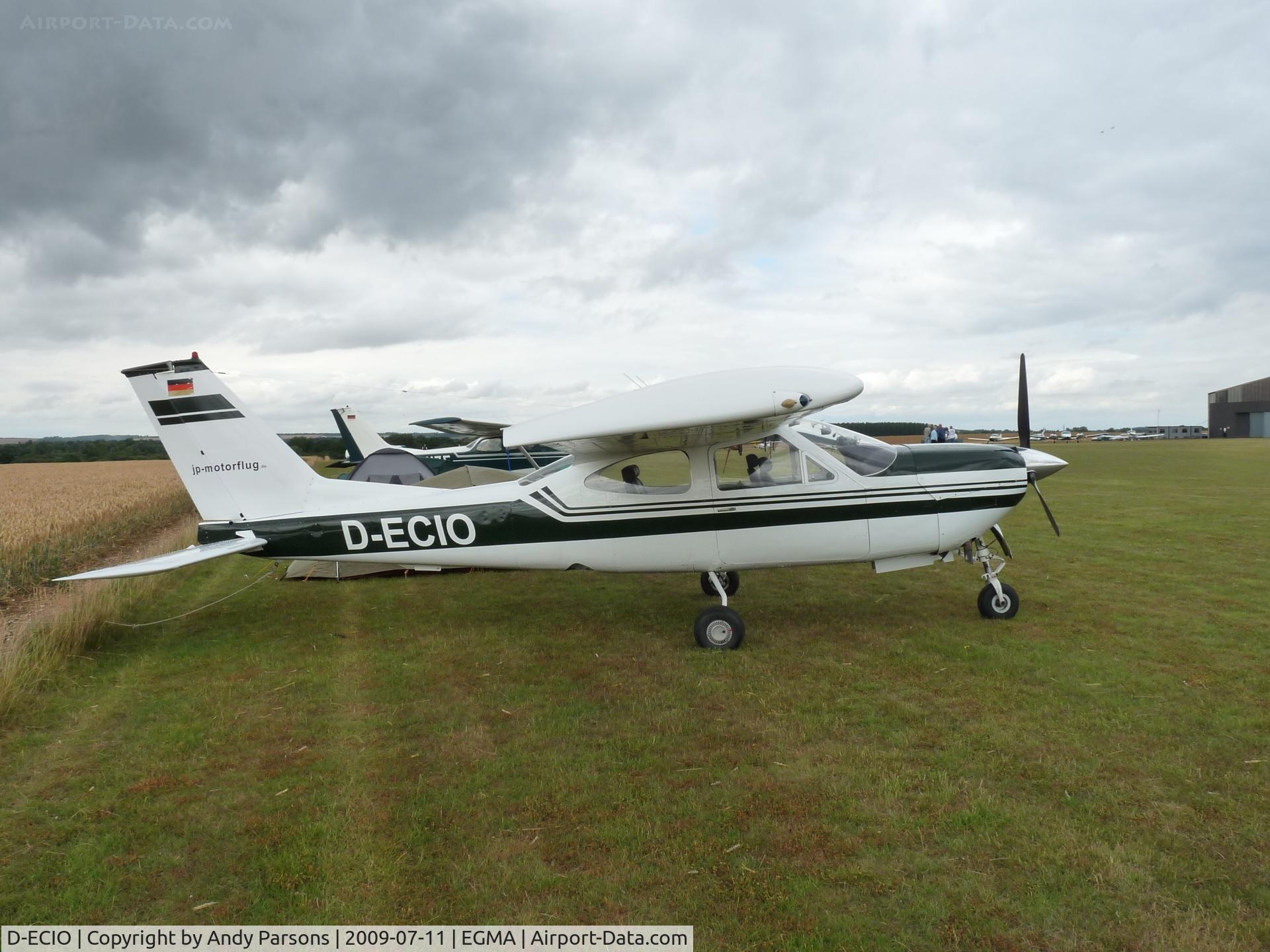 D-ECIO, Reims FR177RG Cardinal RG C/N 0013, At Fowlmere for Duxford Flying Legends