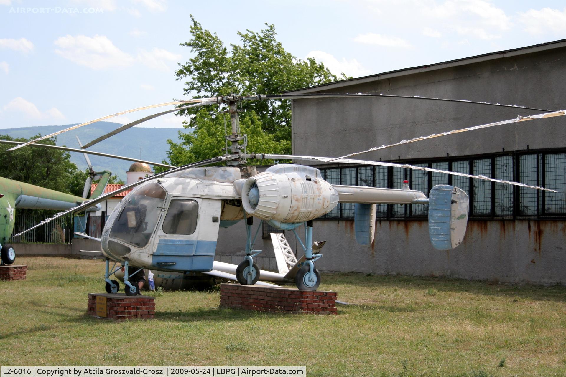 LZ-6016, 1972 Kamov Ka-26 Hoodlum C/N 7203008, Bulgarian Museum of Aviation, Plovdiv-Krumovo (LBPG). Exhibited, LZ-with 6018 registers. They sign it so mistakenly.