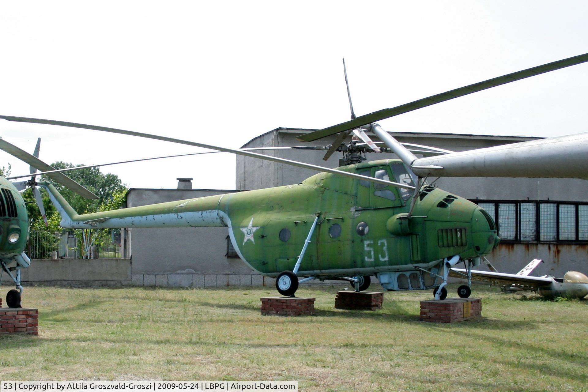 53, 1959 Mil Mi-4A C/N Not found 53, Bulgarian Museum of Aviation, Plovdiv-Krumovo (LBPG).