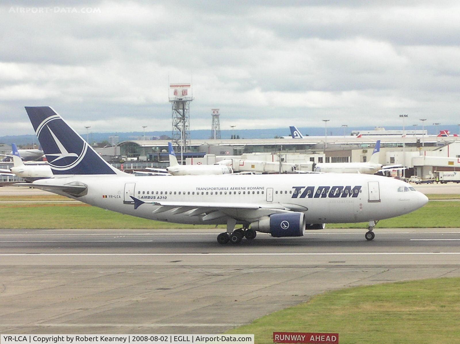 YR-LCA, 1992 Airbus A310-325 C/N 636, Tarom rolling