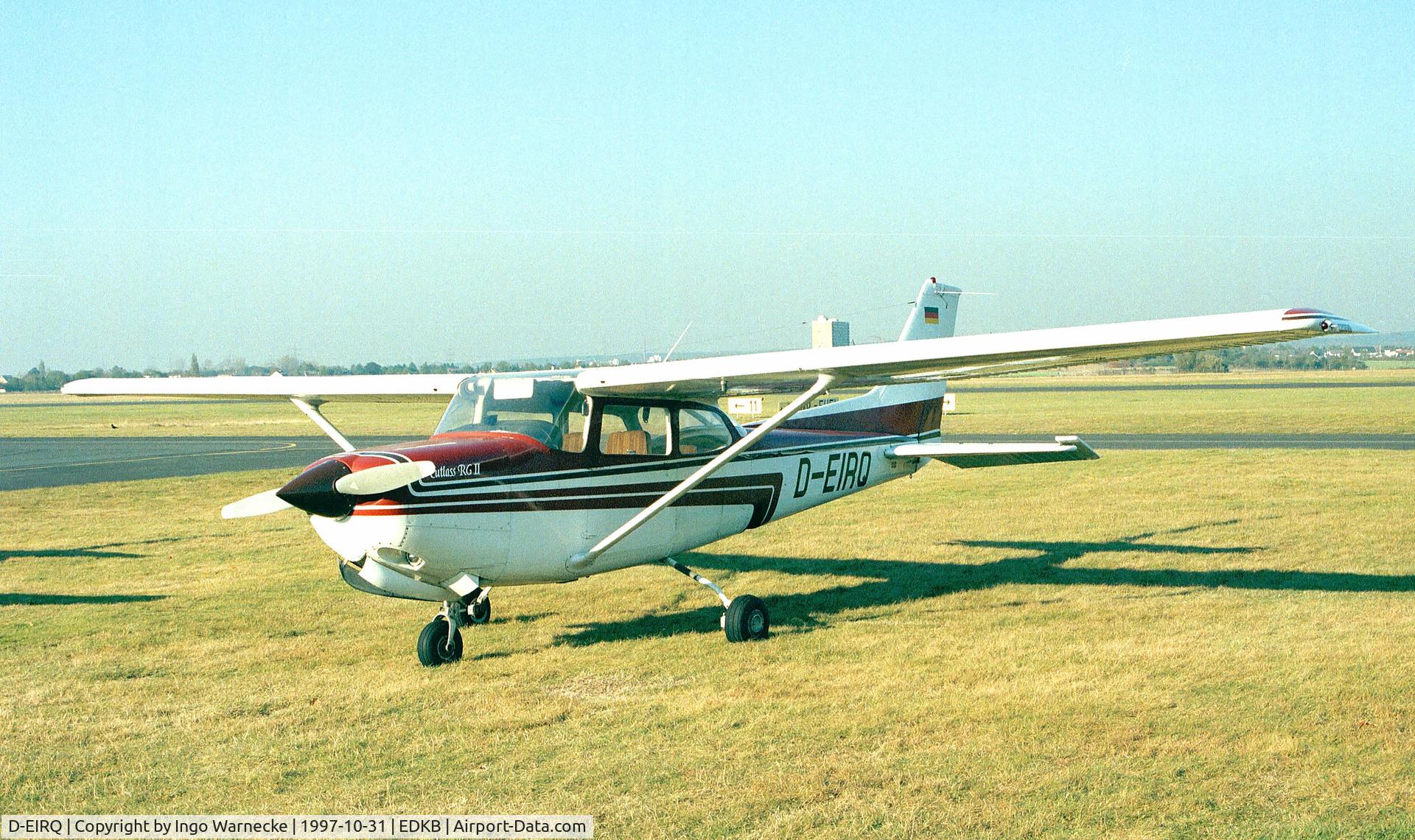 D-EIRQ, Cessna 172RG Cutlass RG C/N 172RG0813, Cessna 172RG Cutlass RG II at Bonn-Hangelar airfield