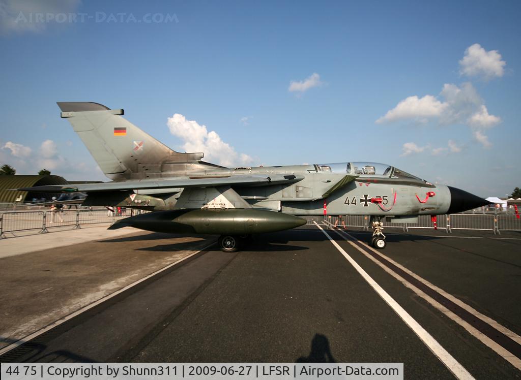 44 75, Panavia Tornado IDS(T) C/N 443/GT047/4175, Displayed during last LFSR Airshow...