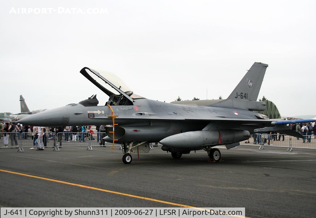 J-641, Fokker F-16AM Fighting Falcon C/N 6D-73, Displayed during last LFSR Airshow...