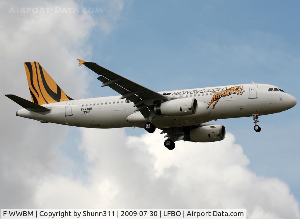 F-WWBM, 2009 Airbus A320-232 C/N 3986, C/n 3986 - To be 9V-TAK