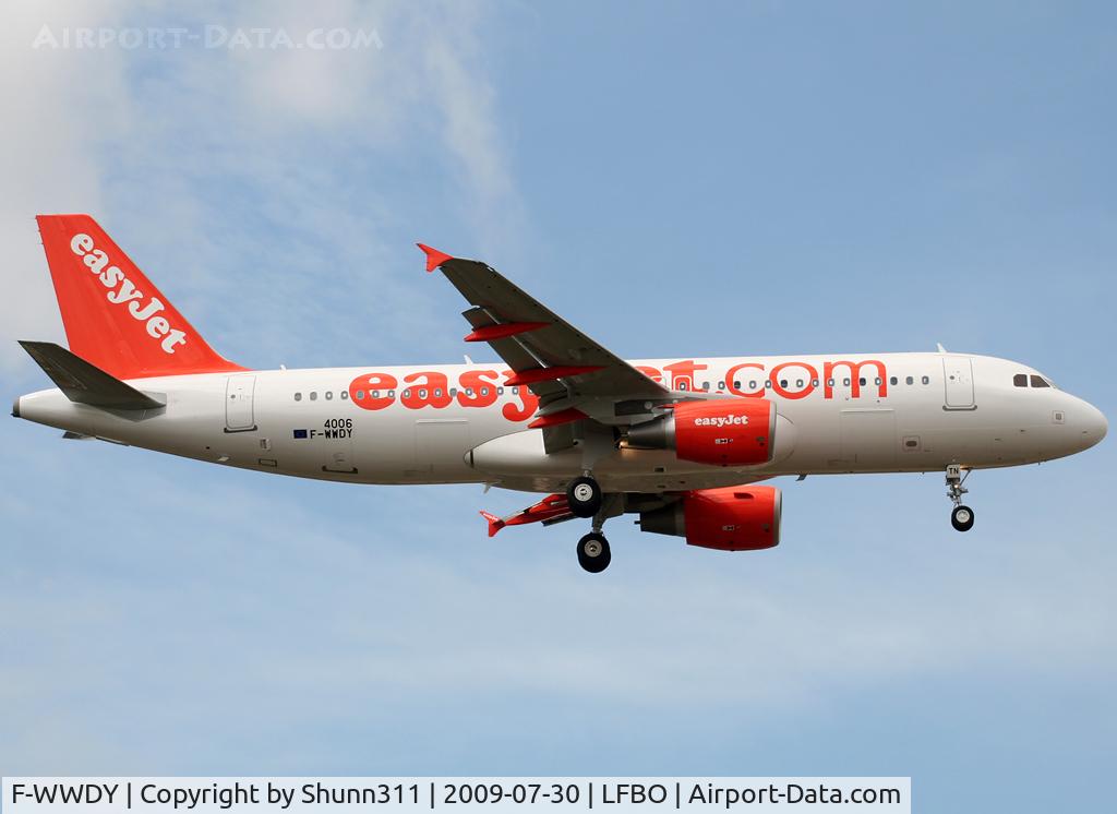 F-WWDY, 2009 Airbus A320-214 C/N 4006, C/n 4006 - To be G-EZTN