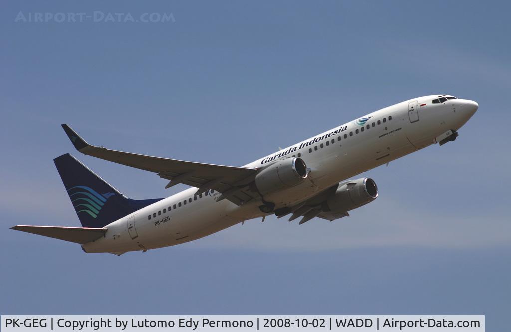 PK-GEG, 2002 Boeing 737-83N C/N 30033, Garuda Indonesia