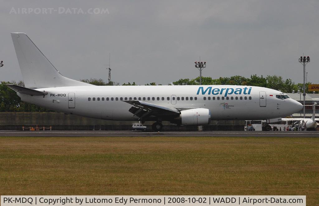 PK-MDQ, 1988 Boeing 737-3Q8 C/N 24300, MERPATI NUSANTARA AIRLINES