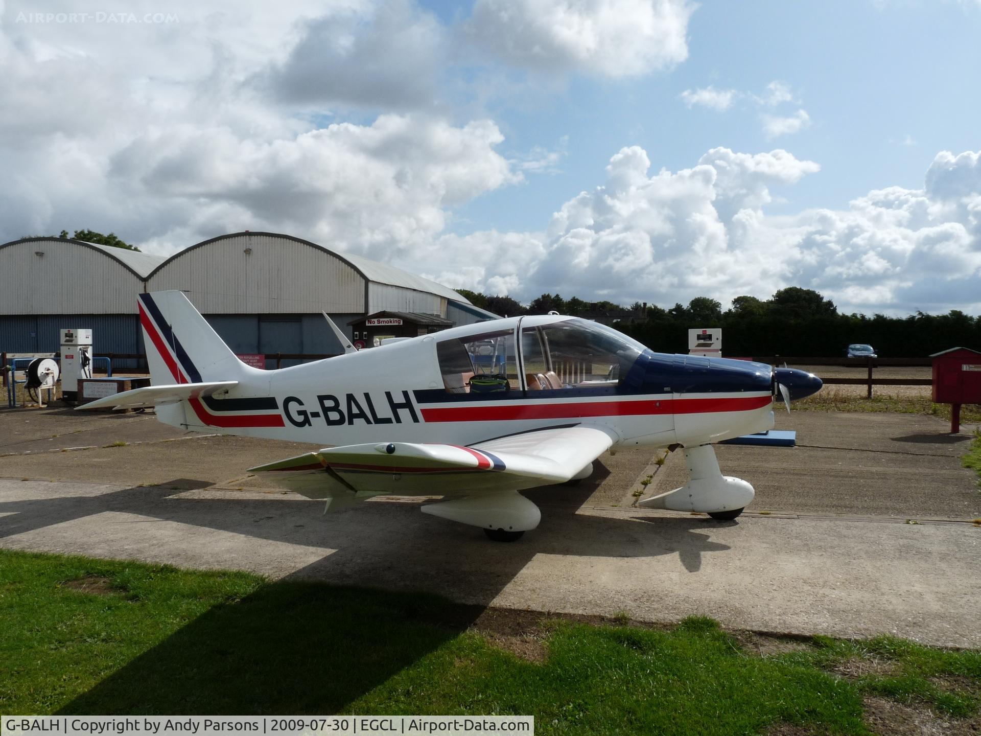 G-BALH, 1972 Robin DR-400-140B Major C/N 766, Refuelling at Fenland