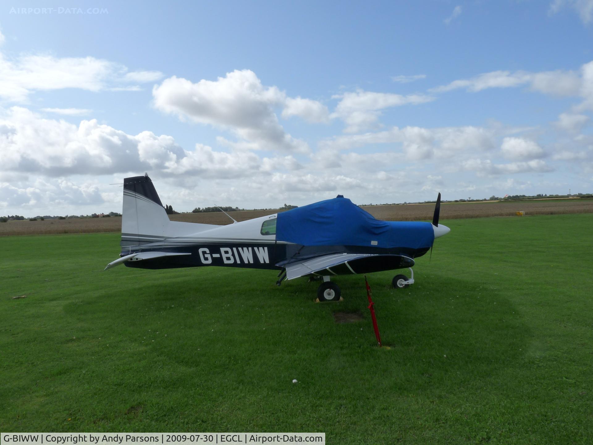 G-BIWW, 1972 American Aviation AA-5 Traveler C/N AA5-0263, At Fenland