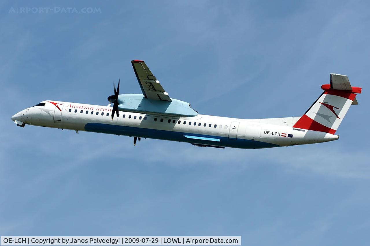 OE-LGH, 2002 De Havilland Canada DHC-8-402Q Dash 8 C/N 4075, Austrian Arrows (Tyrolean Airways) De Havilland Canada DHC-8-402Q Dash 8