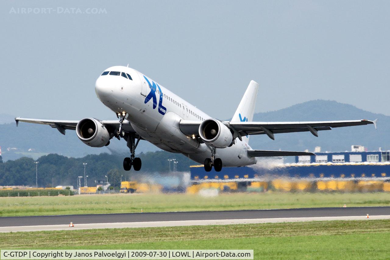 C-GTDP, 2002 Airbus A320-214 C/N 1780, XL Airways A320-214 take of on RWY27