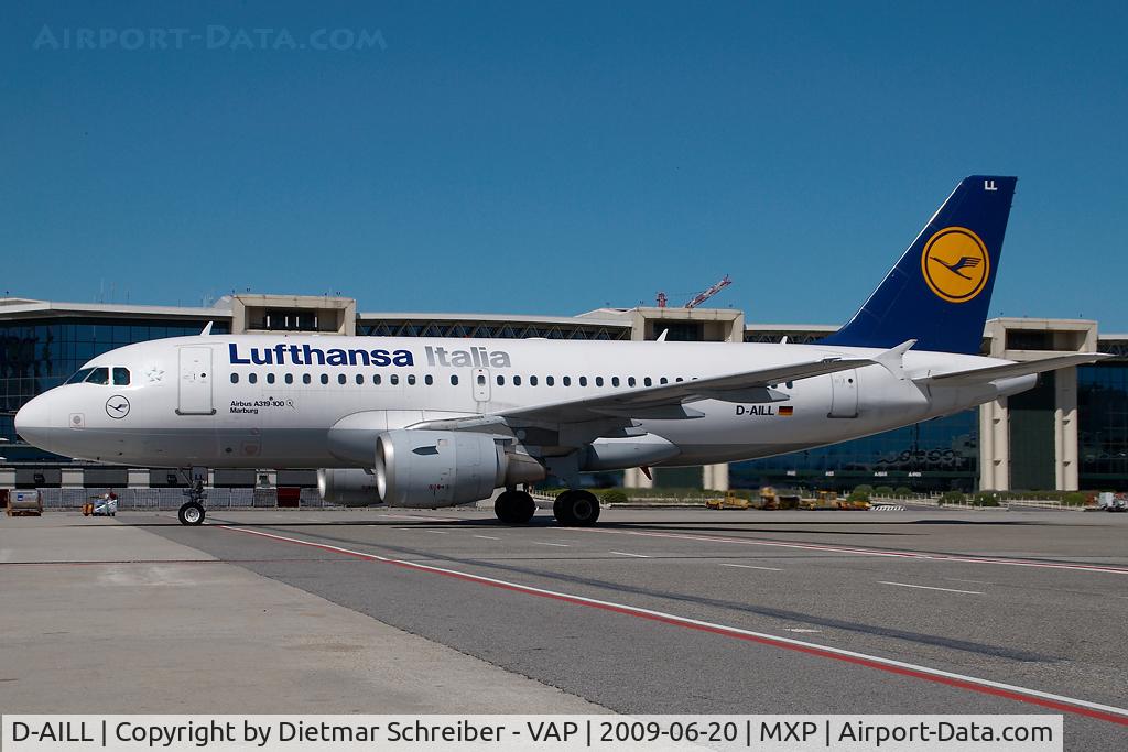 D-AILL, 1997 Airbus A319-114 C/N 689, Lufthansa Italia Airbus 319