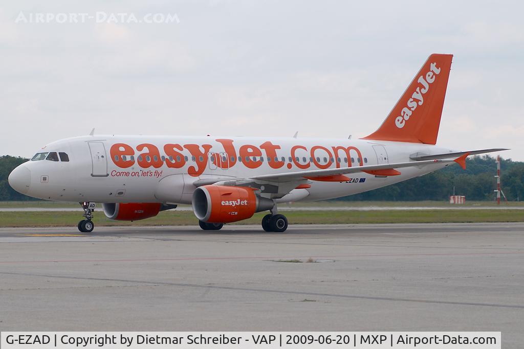G-EZAD, 2006 Airbus A319-111 C/N 2702, Easyjet Airbus 319