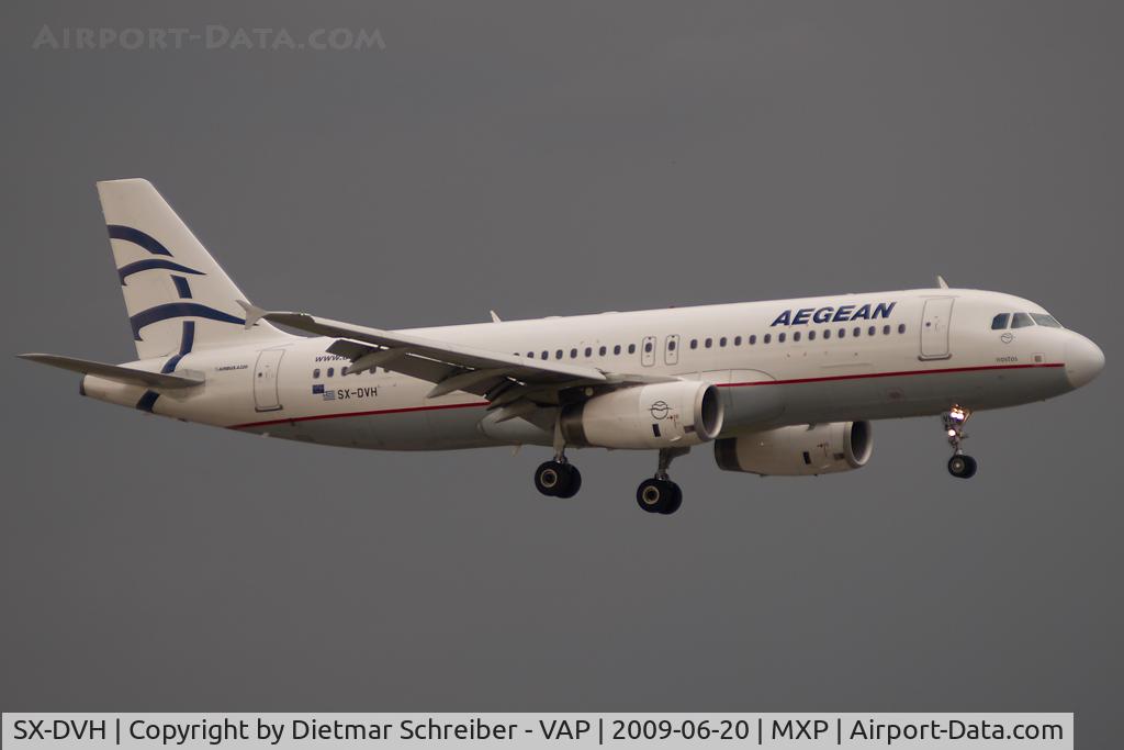 SX-DVH, 2007 Airbus A320-232 C/N 3066, Aegean Airbus 320