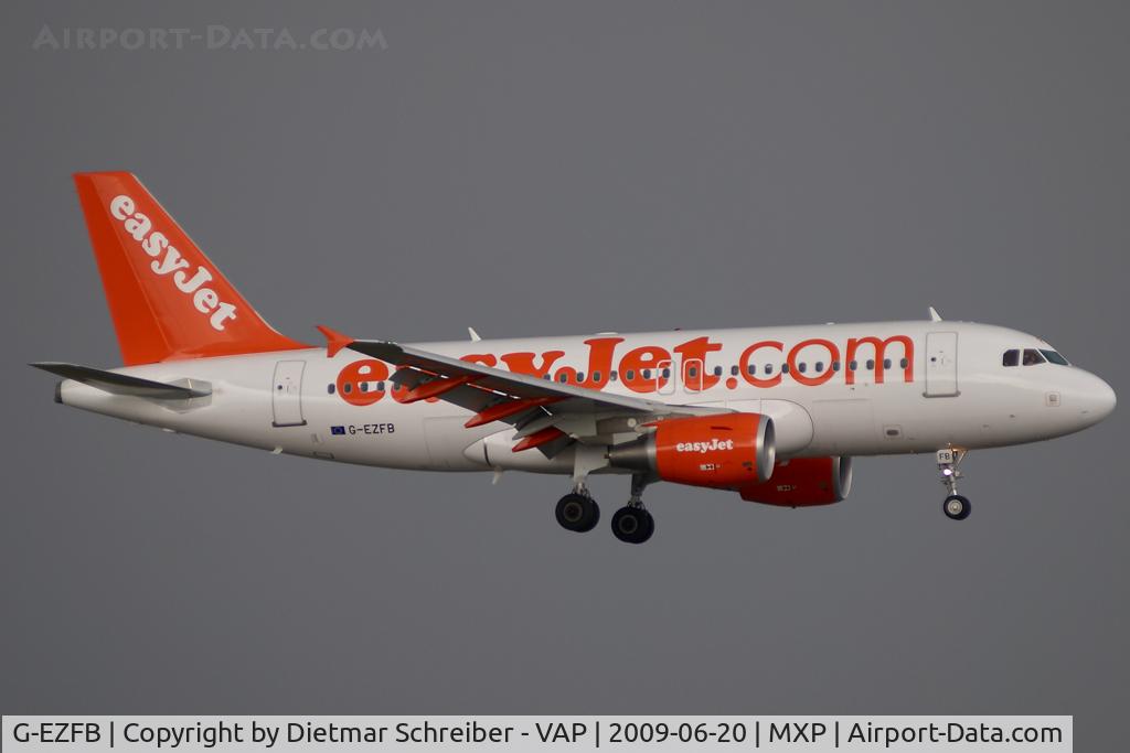 G-EZFB, 2009 Airbus A319-111 C/N 3799, Easyjet Airbus 319