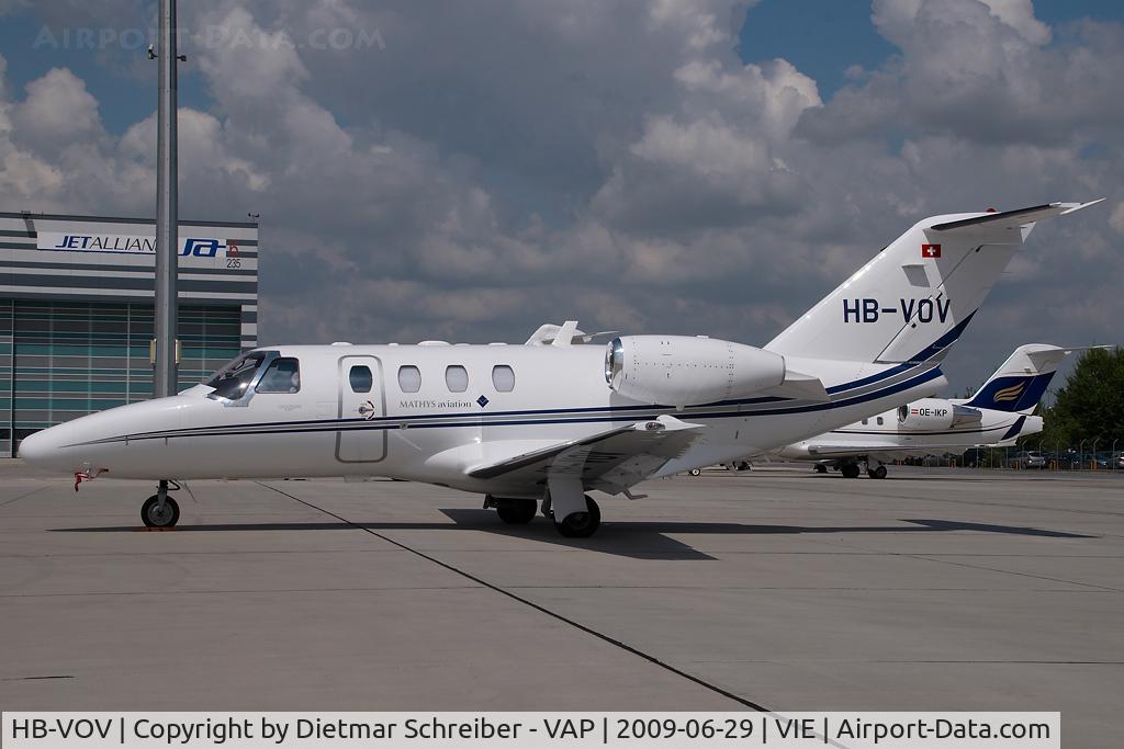 HB-VOV, 2007 Cessna 525 CitationJet CJ1+ C/N 525-0665, Cessna 525 Citatiojet